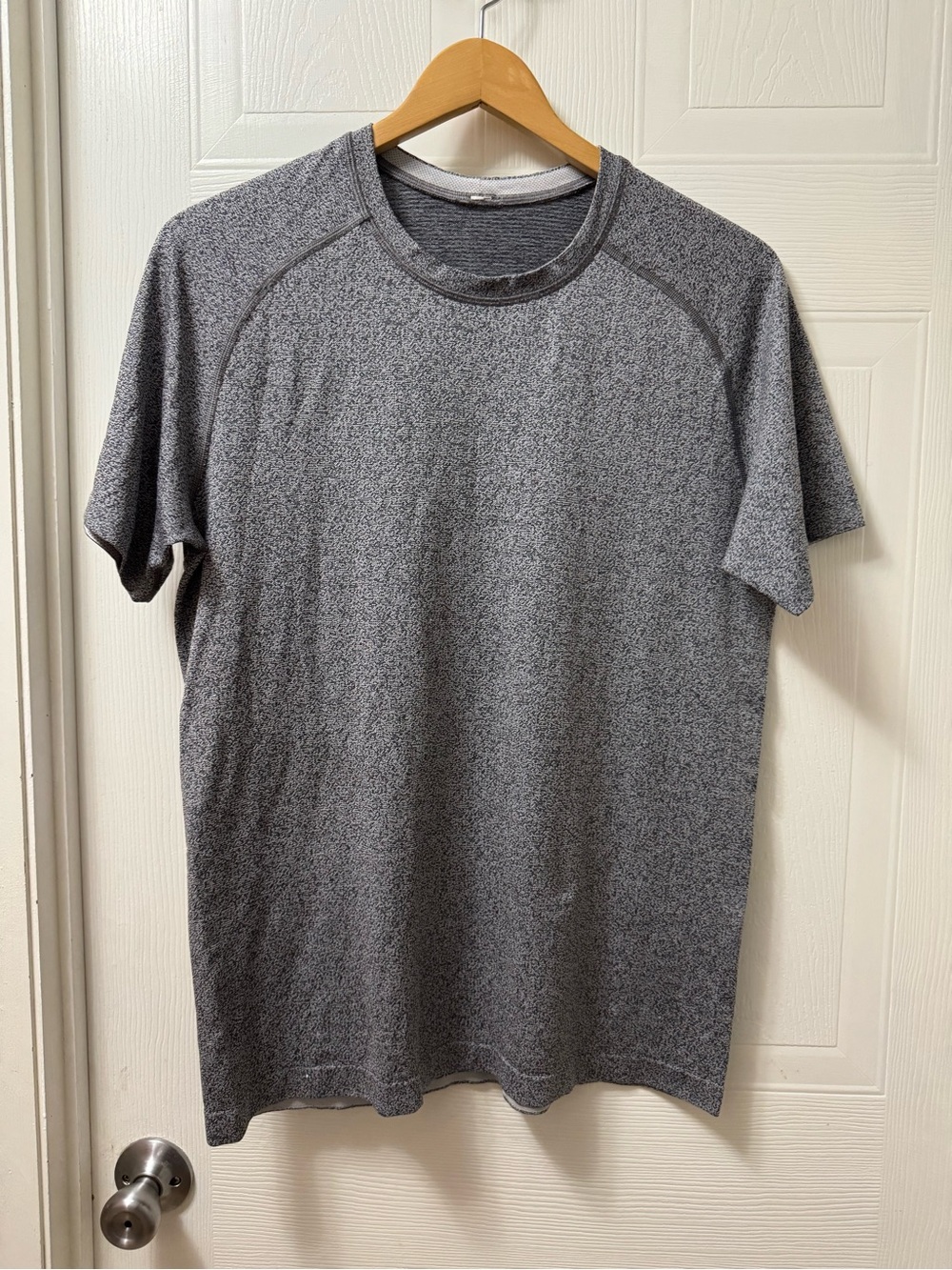 lululemon athletica Gray Heather Short-Sleeve Crew Tee